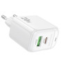 Мережевий зарядний пристрій Borofone BAS44A Potential PD20W+QC3.0