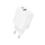 Мережевий зарядний пристрій Borofone BN29 Fuente GaN PD30W+QC3.0
