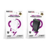 Мережевий зарядний пристрій Borofone BAS76A Source PD30W+QC3.0