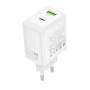 Мережевий зарядний пристрій Borofone BN30 Cargador GaN PD45W+QC3.0
