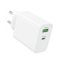 Мережевий зарядний пристрій Borofone BA108A Stellar PD30W+QC3.0