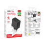 Мережевий зарядний пристрій Borofone BAS17A Erudite GaN PD65W+QC3.0