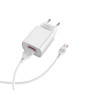 Мережевий зарядний пристрій Borofone BA20A Sharp 2.1A Micro