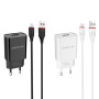 Мережевий зарядний пристрій Borofone BA20A Sharp 2.1A Micro