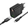 Мережевий зарядний пристрій Borofone BA95A Ilustre QC3.0 Micro