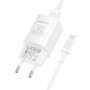 Мережевий зарядний пристрій Borofone BA101A Pudding 10.5W Micro