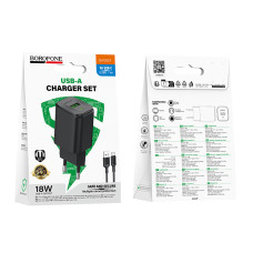 Мережевий зарядний пристрій Borofone BAS82A Star QC3.0 Type-C