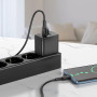Мережевий зарядний пристрій Borofone BAS14A Erudite PD20W+QC3.0 Type-C to Type-C