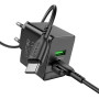 Мережевий зарядний пристрій Borofone BAS14A Erudite PD20W+QC3.0 Type-C to Type-C