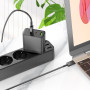Мережевий зарядний пристрій Borofone BN12 Manager PD65W+QC3.0 Type-C to Type-C