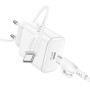 Мережевий зарядний пристрій Borofone BA81A PD20W Type-C to Type-C