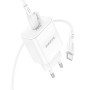 Мережевий зарядний пристрій Borofone BA81A PD20W Type-C to Type-C
