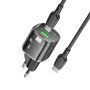 Мережевий зарядний пристрій Borofone BN17 Sunlight PD20W+QC3.0 Type-C to Type-C