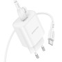 Мережевий зарядний пристрій Borofone BA82A Platinum PD25W Type-C to Type-C