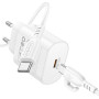 Мережевий зарядний пристрій Borofone BA82A Platinum PD25W Type-C to Type-C