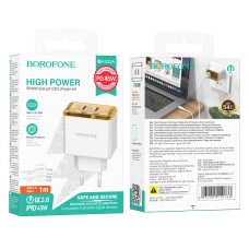 Мережевий зарядний пристрій Borofone BAS33A Treasure PD45W Type-C to Type-C