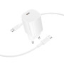 Мережевий зарядний пристрій Borofone BA103A Pudding PD20W Type-C to Type-C