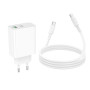 Мережевий зарядний пристрій Borofone BA108A Stellar PD30W+QC3.0 Type-C to Type-C