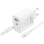 Мережевий зарядний пристрій Borofone BA106A Stellar PD20W+QC3.0 Type-C to Type-C