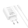 Мережевий зарядний пристрій Borofone BA106A Stellar PD20W+QC3.0 Type-C to Type-C