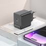 Мережевий зарядний пристрій Borofone BAS13A Erudite PD20W Type-C to Lightning 
