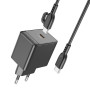 Мережевий зарядний пристрій Borofone BAS15A Erudite PD30W Type-C to Type-C 