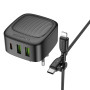 Мережевий зарядний пристрій Borofone BAS23A Lucky PD30W+QC3.0 Type-C to Lightning
