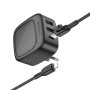 Мережевий зарядний пристрій Borofone BAS23A Lucky PD30W+QC3.0 Type-C to Lightning