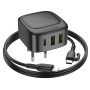 Мережевий зарядний пристрій Borofone BAS23A Lucky PD30W+QC3.0 Type-C to Lightning