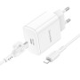 Мережевий зарядний пристрій Borofone BA81A PD20W Type-C to Lightning 