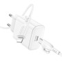 Мережевий зарядний пристрій Borofone BA81A PD20W Type-C to Lightning 