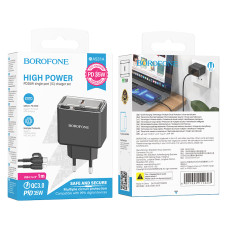 Мережевий зарядний пристрій Borofone BAS31A PD35W Type-C to Lightning