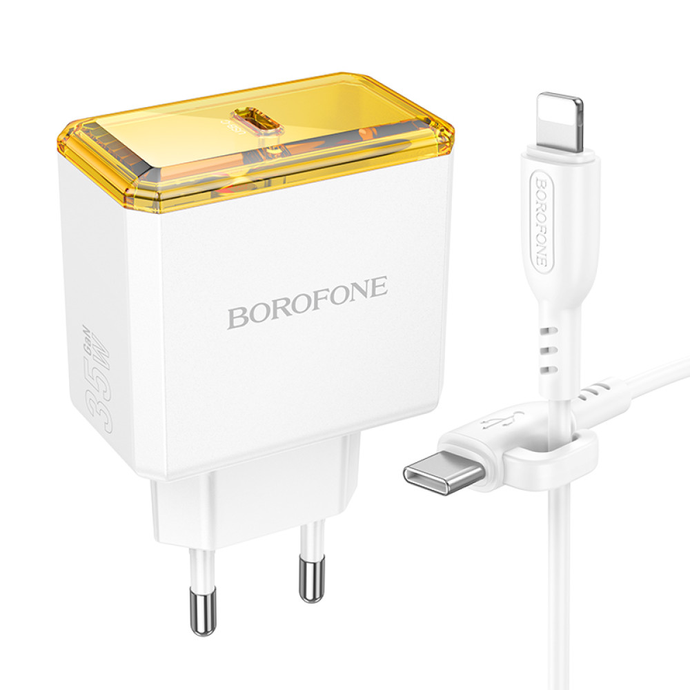 Мережевий зарядний пристрій Borofone BAS31A PD35W Type-C to Lightning