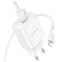 Мережевий зарядний пристрій Borofone BA82A Platinum PD25W Type-C to Lightning