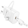 Мережевий зарядний пристрій Borofone BA82A Platinum PD25W Type-C to Lightning