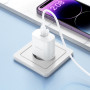 Мережевий зарядний пристрій Borofone BA82A Platinum PD25W Type-C to Lightning