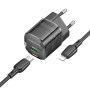 Мережевий зарядний пристрій Borofone BN17 Sunlight PD20W+QC3.0 Type-C to Lightning