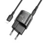 Мережевий зарядний пристрій Borofone BN17 Sunlight PD20W+QC3.0 Type-C to Lightning