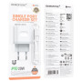 Мережевий зарядний пристрій Borofone BA99A Breeze PD20W Type-C to Lightning 