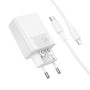 Мережевий зарядний пристрій Borofone BAS74A Source PD20W+QC3.0 Type-C to Lightning