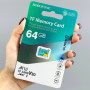 Карта пам'яті MicroSD Borofone 64GB 10 Class без адаптера