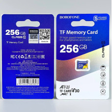 Карта пам'яті MicroSD Borofone 256GB 10 Class без адаптера