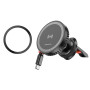 Holder Borofone BH207 Mona magnetic з бездротовою зарядкою 5W, 7.5W, 10W, 15W (with cable)