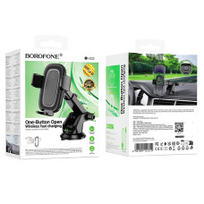 Holder Borofone BH223 Follower з бездротовою зарядкою 5W, 7.5W, 10W, 15W