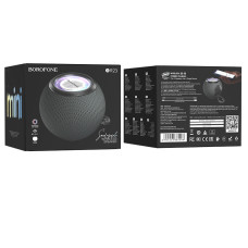 Портативна колонка Borofone BR23 Sound ripple sports BLACK (11,1*11,1*8,7 см) 