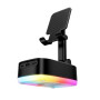 Колонка-підставка для телефону Borofone BR200 Marea RGB (з бездротовой зарядкой)