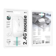 Мишка бездротова Borofone BG14 Planet 2.4G business WHITE