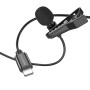 Мікрофон петличний Borofone BFK11 Elegant lavalier Lightning з затискачем