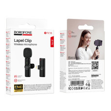 Бездротовий петличний мікрофон Borofone BFK16 Winner Lightning