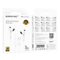 Навушники Borofone BM100 Max Fuente Type-C WHITE
